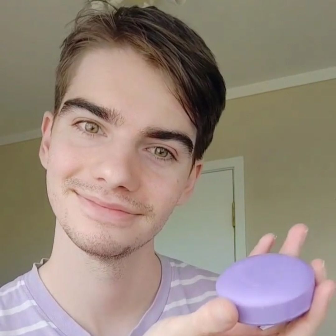Lusid Violet Shampoo Bar.