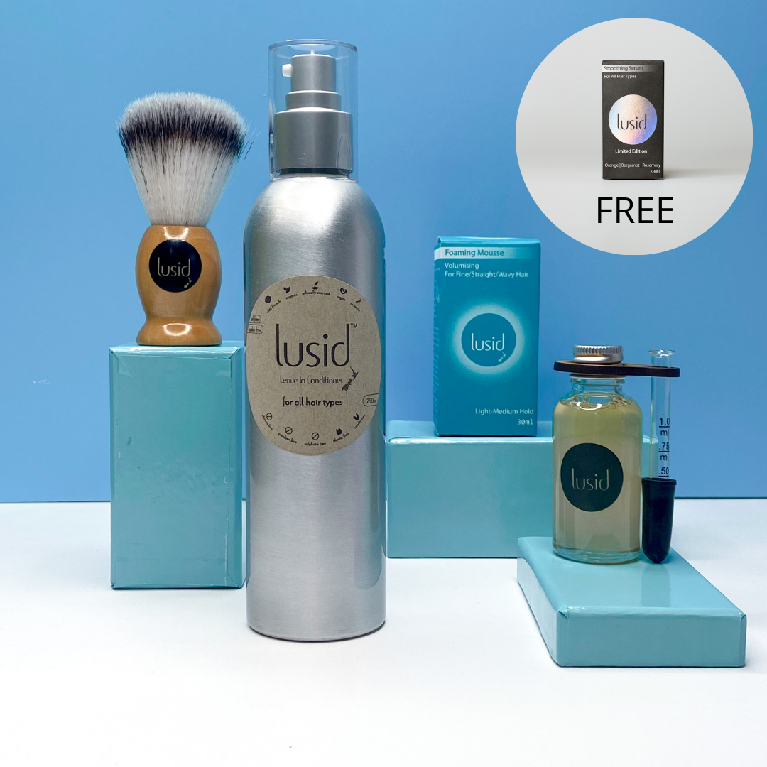 Lusid Leave-In Conditioner & our Lusid Recycling Program