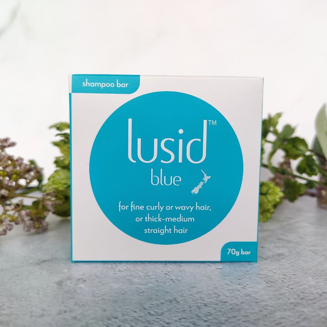 Lusid Blue Shampoo Bar.