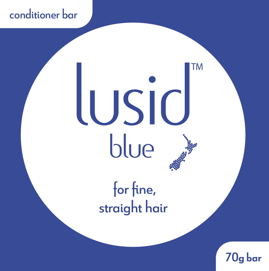 Lusid Blue Conditioner Bar - Lusid Hair