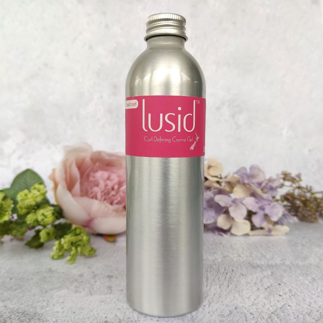 Lusid Curl Defining Crème Gel - Easy Pour Bottle.