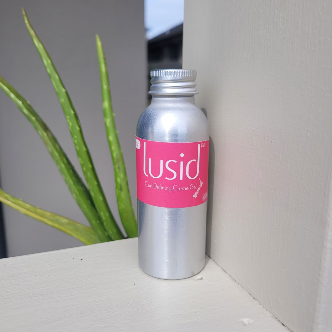 Lusid Curl Defining Crème Gel - Easy Pour Bottle.