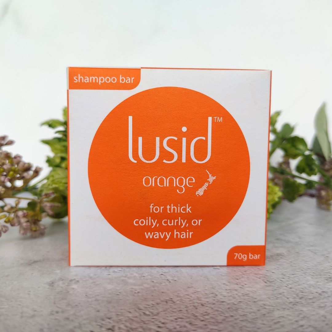 Lusid Orange Shampoo Bar.