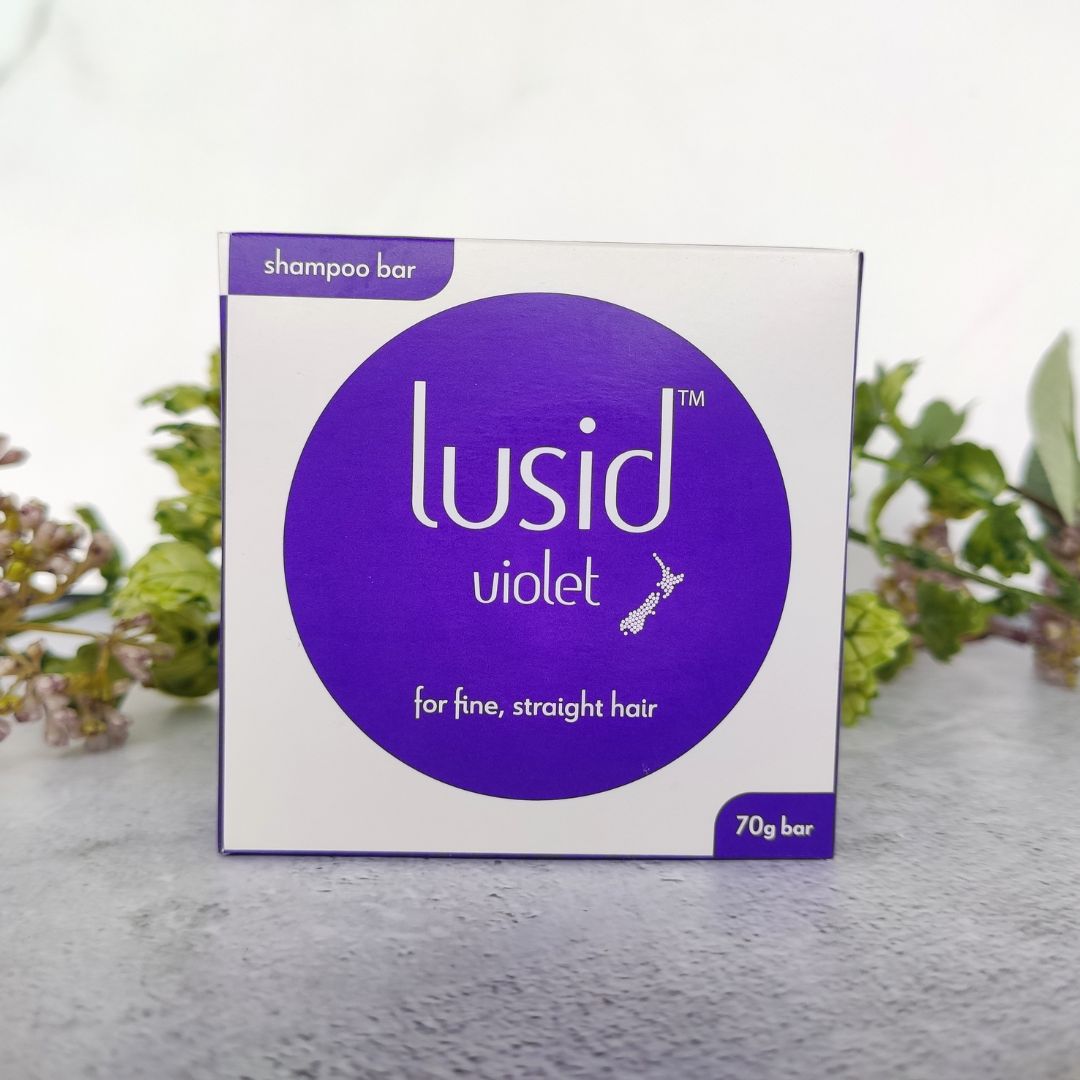 Lusid Violet Shampoo Bar.